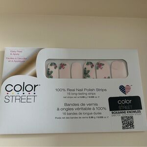Color Street Nail Polish Strips with Floral Design